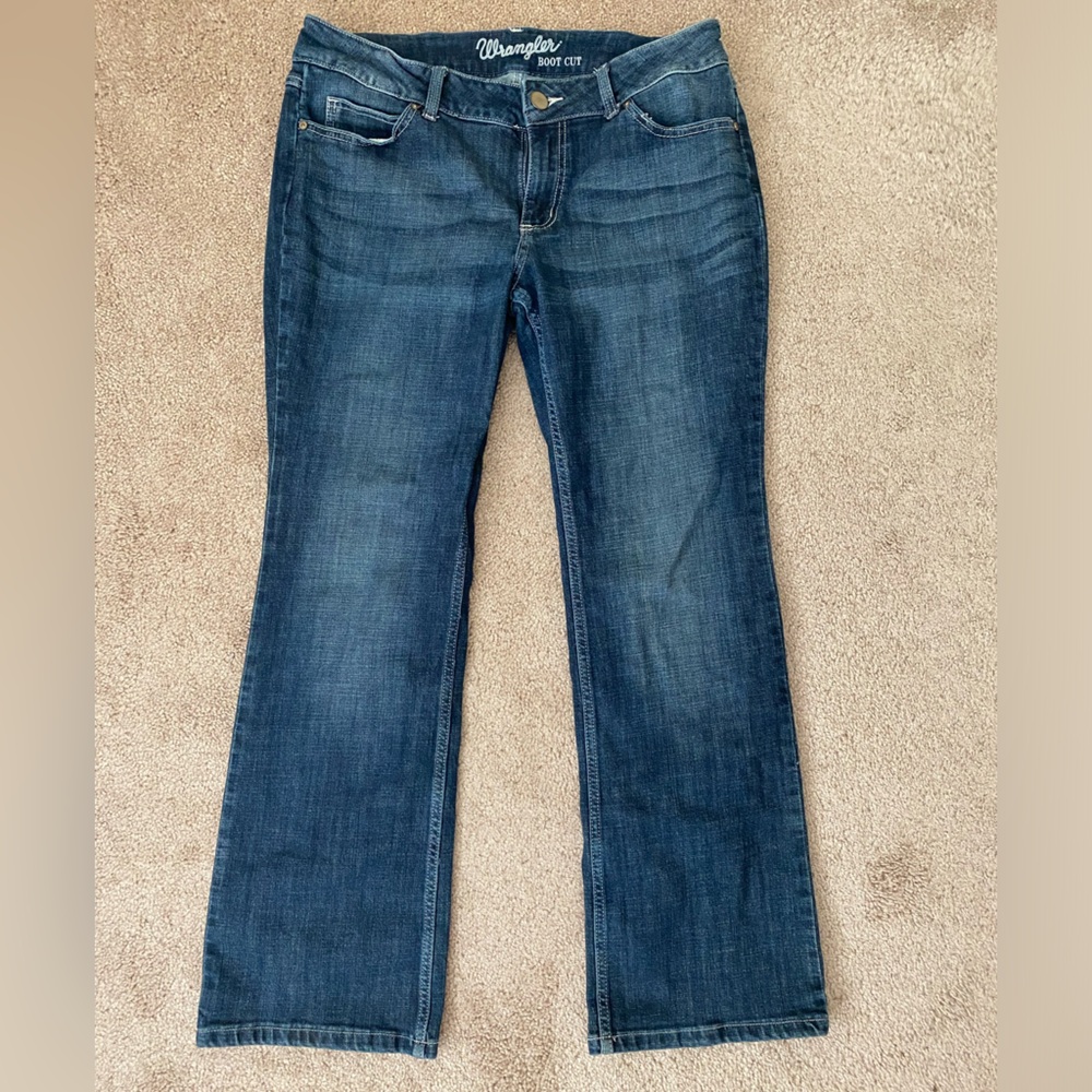 Womens Wrangler Mid Rise Jeans Size 13x30